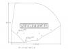 XYG SV32 RD/LH Стекло заднее левое опускное TOYOTA VISTA/CAMRY 4D HARDTOP 90-94