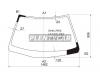 XYG SV40LFW/X Стекло лобовое в клей TOYOTA CAMRY &amp; VISTA SEDAN 94-
