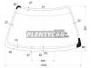 XYG SV4LFW/X Стекло лобовое в клей HONDA ACCORD 93-97 4/5D