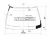 XYG SV50LFW/X Стекло лобовое в клей TOYOTA VISTA ARDEO #V5# 4/5D 98-03