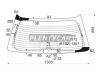 XYG SV5RW/H/X Стекло заднее (крышка багажника) с обогревом HONDA ACCORD 93-97 5D WGN