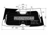 XYG SWA-D RW/H/X Стекло заднее (крышка багажника) затемненное с обогревом HONDA CR-V 06-