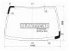 XYG SX8LFW/X Стекло лобовое в клей HONDA CITY 98-03