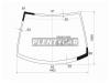 XYG SXN10LFW/X Стекло лобовое в клей TOYOTA NADIA 98-03