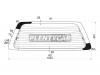 XYG SY10RW/H/X Стекло заднее (крышка багажника) с обогревом NISSAN AD (SUNNY Y10) VAN 90-99
