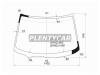 XYG T30-LLFW/X Стекло лобовое в клей NISSAN X-TRAIL 00-07