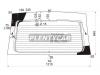 XYG T30 RW/H/X Стекло заднее (крышка багажника) с обогревом NISSAN X-TRAIL 00-07