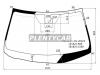 XYG T31-L-11-CS LFW/X Стекло лобовое в клей NISSAN  X-TRAIL 10-(рестайлинг)