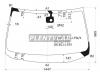 XYG T31-L-CS-CL LFW/X Стекло лобовое в клей без полосы NISSAN  X-TRAIL 07-