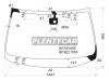 XYG T31-L-CSLFW/X Стекло лобовое в клей NISSAN  X-TRAIL 07-