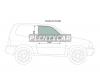 XYG TA52W-3D FD/RH Стекло переднее правое опускное SUZUKI ESCUDO GRAND VITARA/YG4 3D 1997-