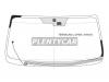 XYG TERRACAN-L-CPSHLFW/H/X Стекло лобовое с обогревом щеток в клей HYUNDAI TERRACAN 01-07