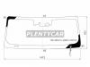 XYG TNK30021LS2ZHLFWHX Стекло лобовое (Обогрев щеток/ Одна камера/ Датчик дождя) TANK 300 19-
