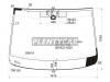 XYG TOURAN-10-VCSLFW/X Стекло лобовое в клей VOLKSWAGEN TOURAN II MPV 2010-
