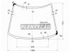 XYG TR20LFW/X Стекло лобовое в клей TOYOTA ESTIMA/EMINA/LUCIDA WAGON 92-