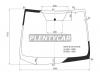 XYG TR70RCPLFWX Стекло лобовое Toyota Noah 14-22 / Voxy 14-22 / Esquire 14-21