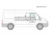 XYG TRANSIT2000 FD/RH Стекло переднее правое опускное FORD TRANSIT VAN 2000-