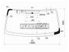 XYG TRANSITLFW/X Стекло лобовое в клей FORD TRANSIT 86-2000