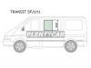 XYG TRANSIT SF/LH1 Стекло кузова переднее левое N1 FORD TRANSIT VAN 1985-