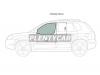 XYG TUCSONFDLH Стекло боковое опускное (Спереди/ Слева/ Цвет зеленый) Hyundai Tucson 04-09