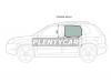 XYG TUCSON RD/LH Стекло заднее левое опускное HYUNDAI TUCSON 04-10