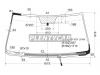XYG TUNDRA-07-VCP LFW/X Стекло лобовое с обогревом щеток в клей TOY SEQUOIA/ TUNDRA PICKUP 2007-