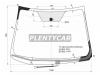 XYG TYJK10RCPHLFWHX Стекло лобовое (Обогрев щеток) Toyota Aqua 11-21