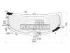 XYG TZ50RW/H/X Стекло заднее (крышка багажника) с обогревом NISSAN MURANO 03-08