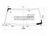 XYG UBSV17-VLFW/X Стекло лобовое в клей ISUZU TROOPER/BIGHORN/OPEL MONTEREY/HONDA HORIZON 1991-2002 3/5D