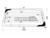 XYG V32 RW/H/X Стекло заднее (крышка багажника) с обогревом MITSUBISHI PAJERO 4-DOOR 91-