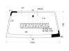 XYG V70LFW/X Стекло лобовое в клей MITSUBISHI PAJERO III 99-06 3/5D