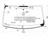 XYG VW-PICKUP-10-VCPLFW/X Стекло лобовое в клей VOLKSWAGEN AMAROK 10-