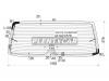XYG VW-T5-1HRW/H/X Стекло заднее (крышка багажника) с обогревом VOLKSWAGEN TRANSPORTER T5 2003-