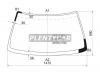 XYG W10LFW/X Стекло лобовое в клей NISSAN AVENIR/PRIMERA 90-98 5D WGN