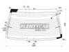 XYG W140RW/H/X Стекло заднее с обогревом MERCEDES BENZ S-CLASS W140 91-98