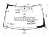 XYG W164-YVCSPLFW/X Стекло  лобовое  в  клей  MERCEDES-BENZ  ML-CLASS  W164  2005-/GL-CLASS  X164  2006-