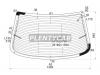 XYG W210 RW/H/X Стекло заднее с обогревом MERCEDES-BENZ E-CLASS W210 95-02 4D