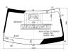 XYG W253-VCSH-1Z LFW/H/X Стекло лобовое+камера в клей MERCEDES BENZ GLC SUV 16-