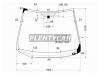 XYG WISH-RLFW/H/X Стекло лобовое с обогревом щеток в клей TOYOTA WISH 03-09