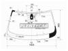 XYG X5-06-VCSLFW/X Стекло лобовое в клей BMW X5 E70 07-