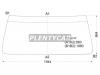 XYG Y630LFW Стекло лобовое в резинку HINO RANGER STANDARD BODY 89-