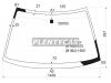 XYG YC41LFW/X Стекло лобовое в клей MITSUBISHI GALANT 4D SED/LEGNUM 5D WAGON 97-