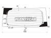 XYG YR3 RW/H/X Стекло заднее (крышка багажника) с обогревом SUZUKI MR WAGON/NISSAN MOCO 06-09