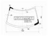 XYG ZC11SLFW/X Стекло лобовое в клей SUZUKI SWIFT 2004-