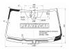 XYG ZSU60RCSHZLFWHX Стекло лобовое с обогревом щеток + дд + камера TOYOTA HARRIER 13-17