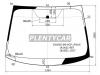 XYG ZVW30-09-VCPLFW/X Стекло лобовое в клей TOYOTA PRIUS 5D HBK 09-