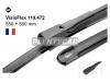 SWF 119472 Комплект Щеток стеклоочистителя VISIOFLEX бескаркасный 550мм/22`+550мм/22` (Замок с крышкой)