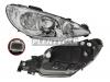 TYC 20-6155-05-2B PG01-101-4R    Фара правая TYC 20-6155-05-2B /E/S16/ прозрачная / Н7+Н7 /