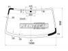 KMK GLASS HYNT0036 Стекло лобовое Hyundai Porter 04-