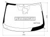 KMK GLASS NIST0124 Стекло лобовое (Камера/ Датчик дождя) Nissan Qashqai 13-19